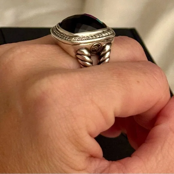 DAVID YURMAN 15mm Black Onyx Albion Ring - Picture 5 of 7